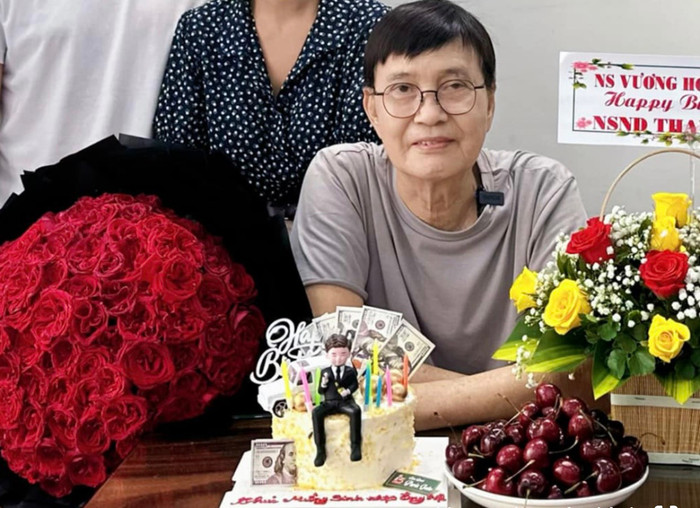 NSND Thanh Điền biết ơn tình cảm, sự quan tâm của khán giả.