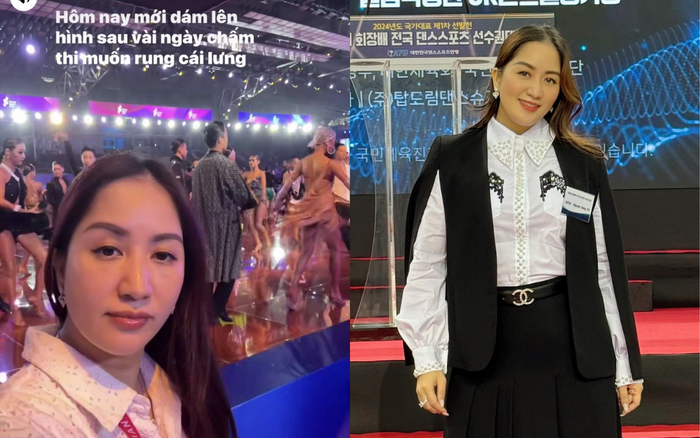 Khánh Thi đăng tải một số hình ảnh, video trong khoảng thời gian diễn ra giải đấu đình đám. Ảnh: FBNV