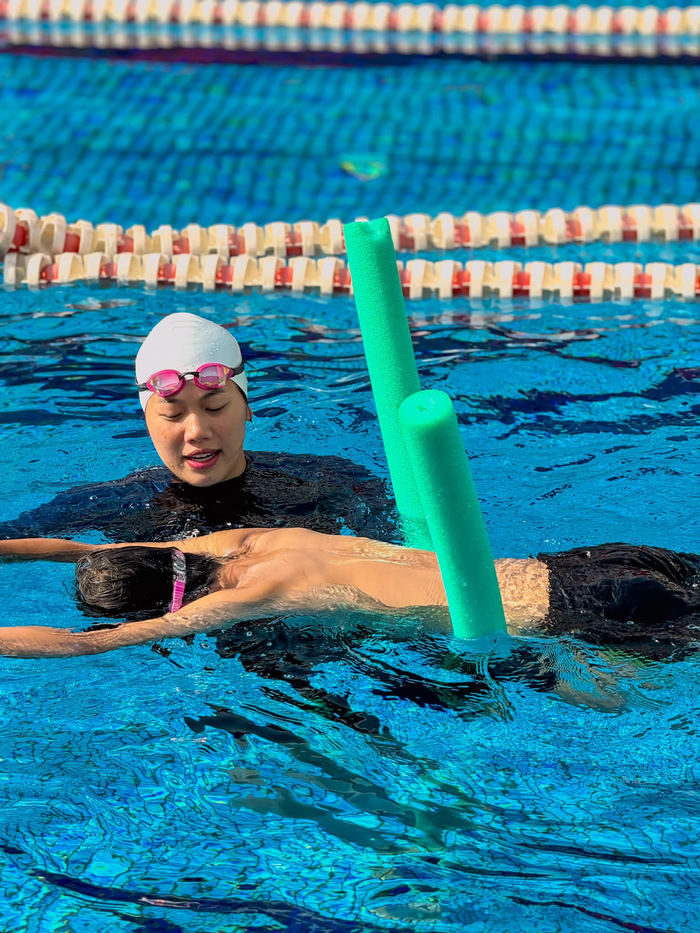 Ở tuổi 28, Ánh Viên tìm được niềm hạnh phúc khác biệt với bơi lội. Cô vẫn được tiếp xúc với đam mê mỗi ngày mà còn đóng góp cho môn thể thao này bằng cách tạo những 'búp măng non' mới.