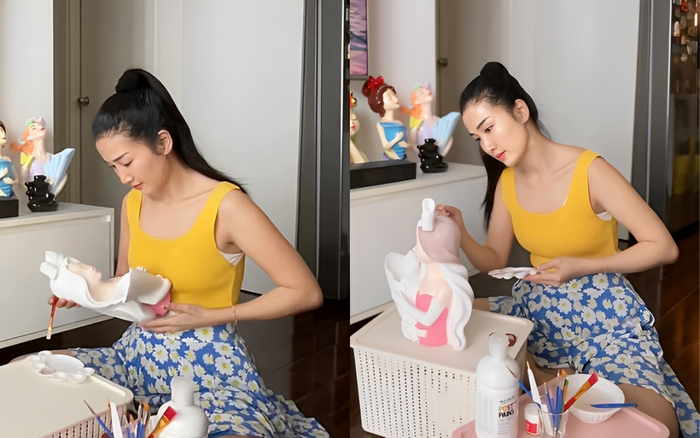 Ở bài đăng mới nhất, Quỳnh Lam chia sẻ cuộc sống yên bình ở tuổi 40.