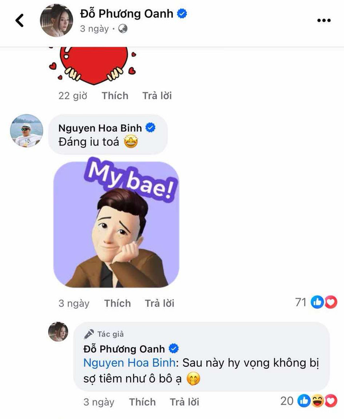 Màn tương tác hài hước của Shark Bình với Phương Oanh.