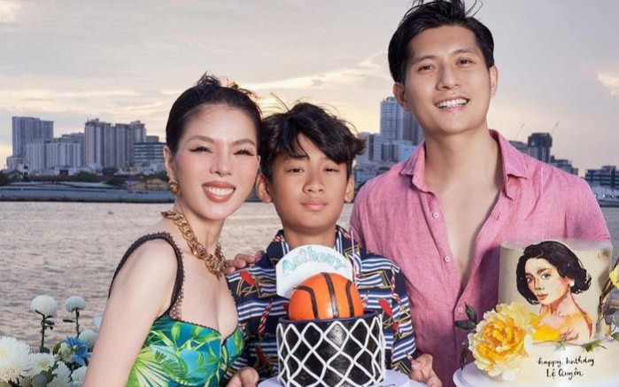 Quý tử nhà Lệ Quyên được mẹ làm cho việc này suốt kỳ nghỉ hè Ảnh 2