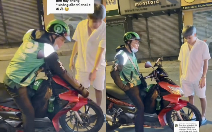 Hài hước tài xế xe ôm đụng phải xe xịn, chủ xe không đền còn phải đứng ra hoà giải Ảnh 2