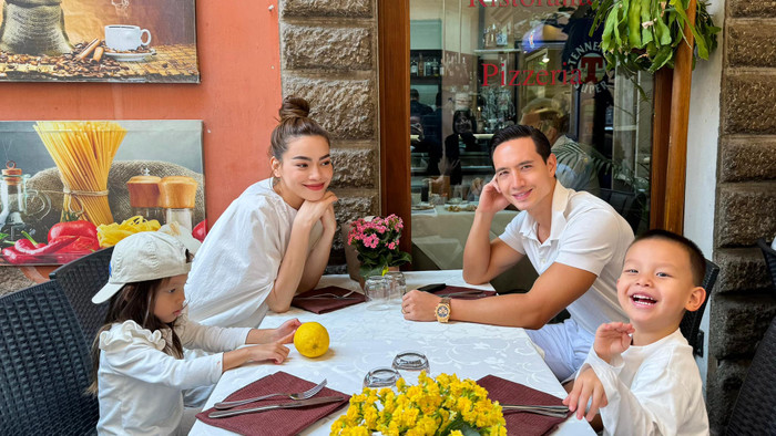 Hồ Ngọc Hà có quan điểm rõ ràng trong việc cho con xài hàng hiệu. Ảnh FBNV