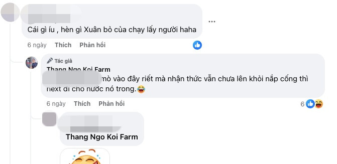 'Vua cá Koi' Thắng Ngô phản hồi gay gắt trước lời trêu chọc của một dân mạng