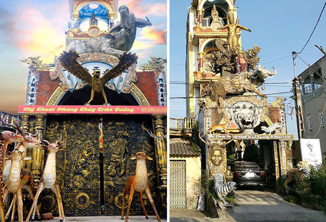 Ngôi nhà được anh Tưởng cùng bố xây dựng vào năm 2011