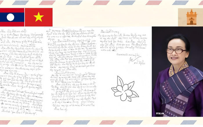 Thư tay của phu nhân Tổng bí thư Lào gửi phu nhân Tổng bí thư Nguyễn Phú Trọng Ảnh 2