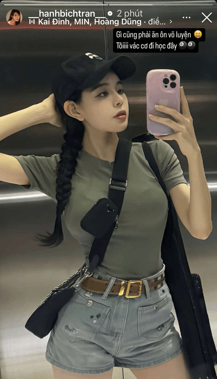 Bạn gái tin đồn của Vũ Văn Thanh yêu thích trở thành 'nữ cơ thủ' tương lai. 