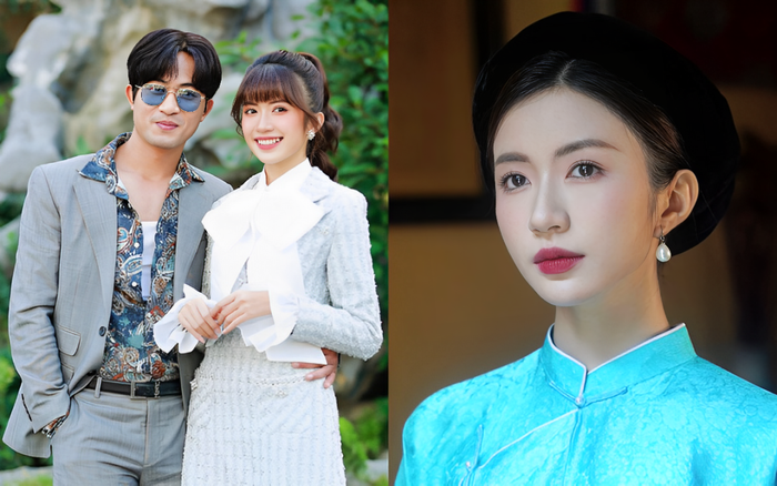 Bạn gái màn ảnh Doãn Quốc Đam - Ngọc Huyền gây sốt khi diện áo dài truyền thống.