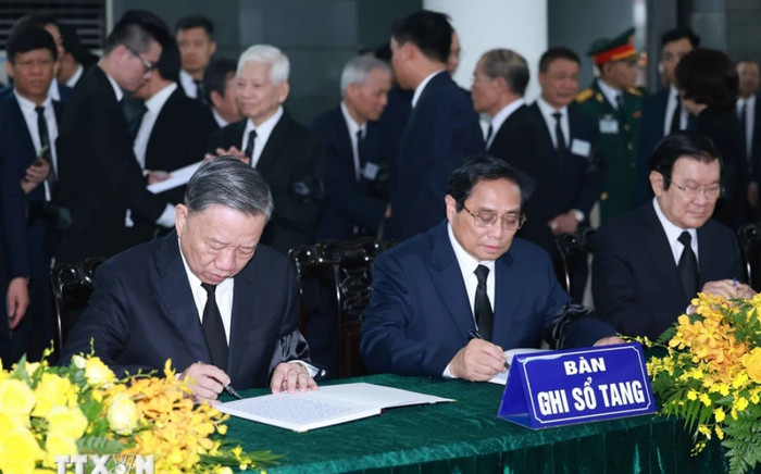 Những dòng sổ tang xúc động tiễn biệt Tổng Bí thư Nguyễn Phú Trọng Ảnh 2