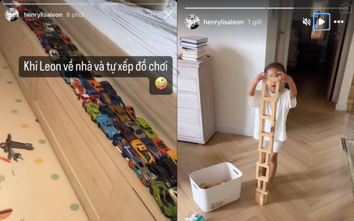 Hồ Ngọc Hà hạnh phúc vì chứng kiến các con ngày càng khôn lớn. Ảnh: Instagram henrylisaleon