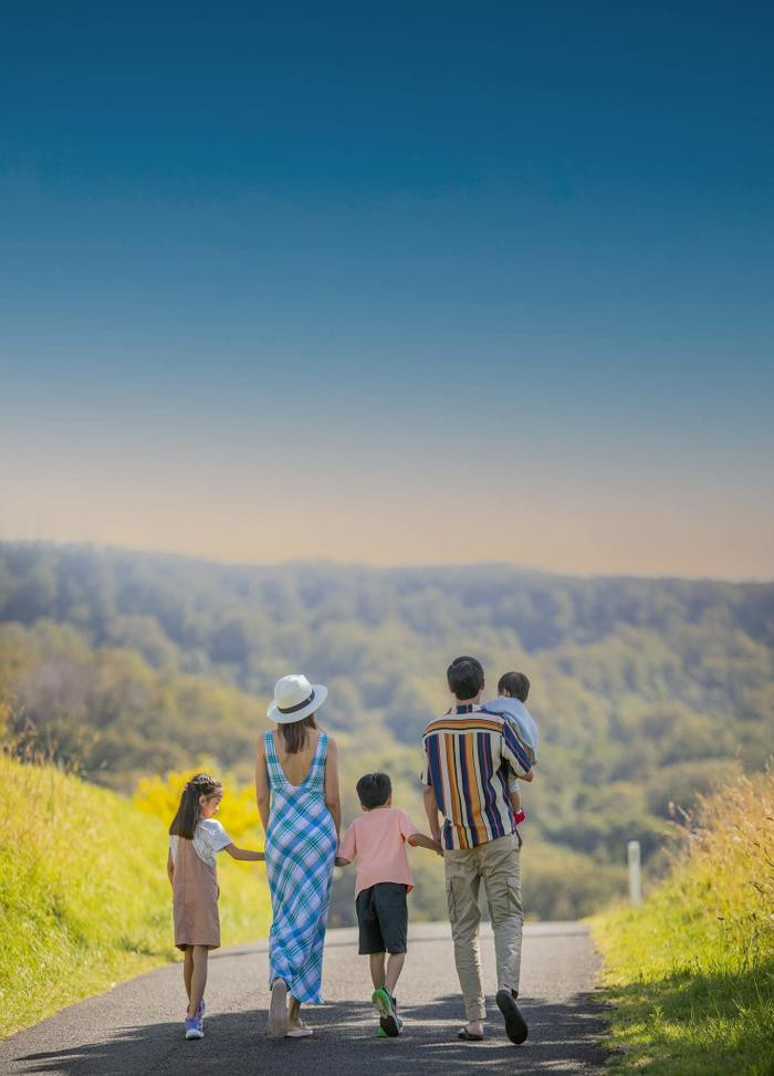 Bức ảnh đầy đủ các thành viên trong gia đình của Tăng Thanh Hà