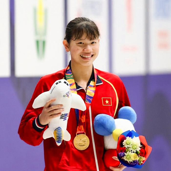 Ánh Viên giành được 6 huy chương vàng SEA Games 30