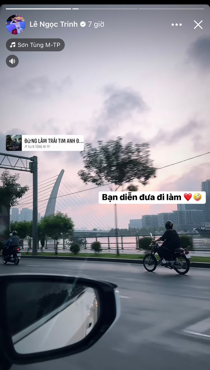 Khoảnh khắc hạnh phúc đời thường của Ngọc Trinh và ông xã