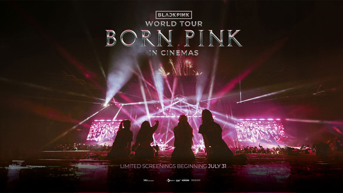 Ấn phẩm nhá hàng phim tài liệu BLACKPINK WORLD TOUR [BORN PINK] IN CINEMAS.