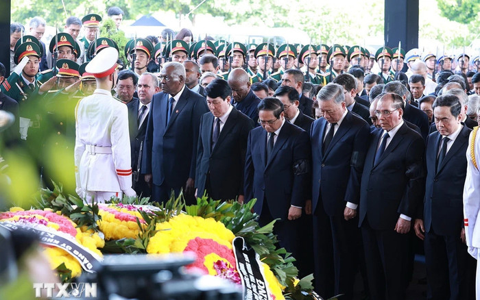 Lễ an táng Tổng Bí thư Nguyễn Phú Trọng tại Nghĩa trang Mai Dịch Ảnh 2