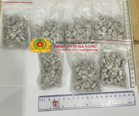 Tang vật Công an thu giữ.