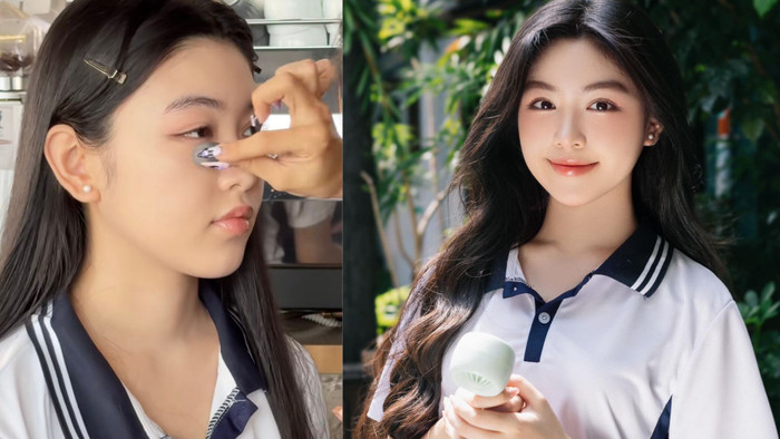 Nhiều người theo dõi nhận xét rằng có thể thấy dù mặt mộc hay trang điểm, Lọ Lem trông vẫn không quá khác biệt.