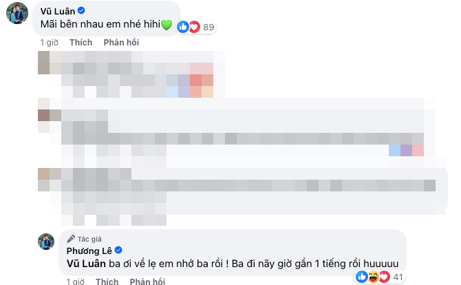 Màn tương tác 'tình bể bình' giữa Hoa hậu Phương Lê và NSƯT Vũ Luân. 