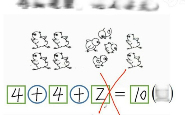Bài toán tiểu học '4 + 4 + 2 = 10' bị chấm sai, giáo viên giải thích ra sao? Ảnh 2