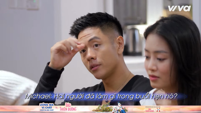 Michael Trương căng thẳng dò hỏi Wukong và Lee Rayeon. Ảnh: Chụp màn hình