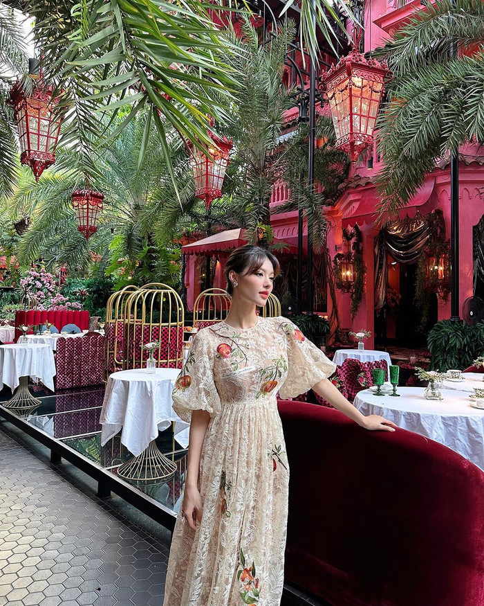 Á hậu Kiều Loan hiếm hoi đăng ảnh toàn thân trong nhiều tháng qua.