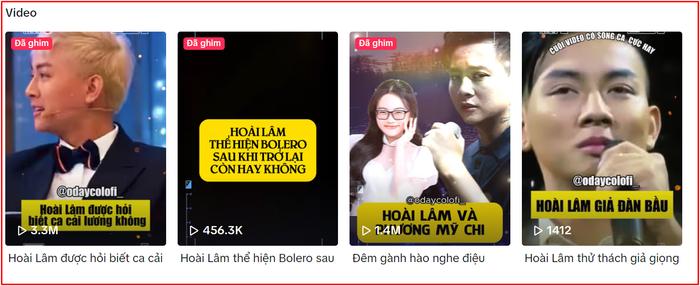 Những đoạn clip liên quan đến Hoài Lâm đều nhận được sự quan tâm lớn từ cộng đồng mạng.