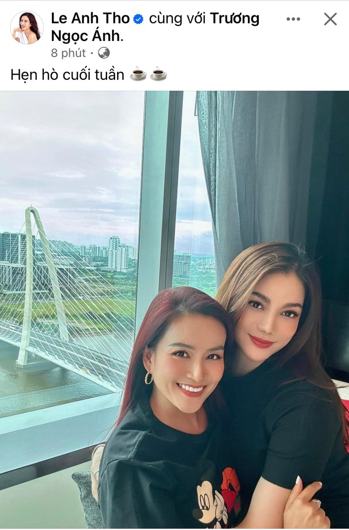 Trương Ngọc Ánh hẹn hò với một người đặc biệt. Ảnh chụp màn hình