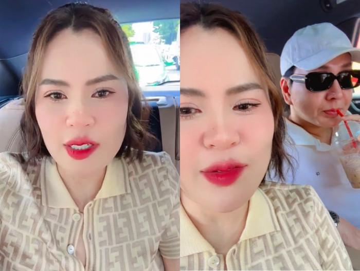 Hoa hậu Phương Lê nhắc đến chuyện rời xa NSƯT Vũ Luân. Ảnh chụp màn hình