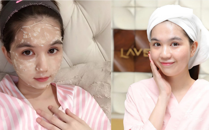 Ngọc Trinh chăm đắp bột mì để trắng như 'trứng gà bóc' Ảnh 2