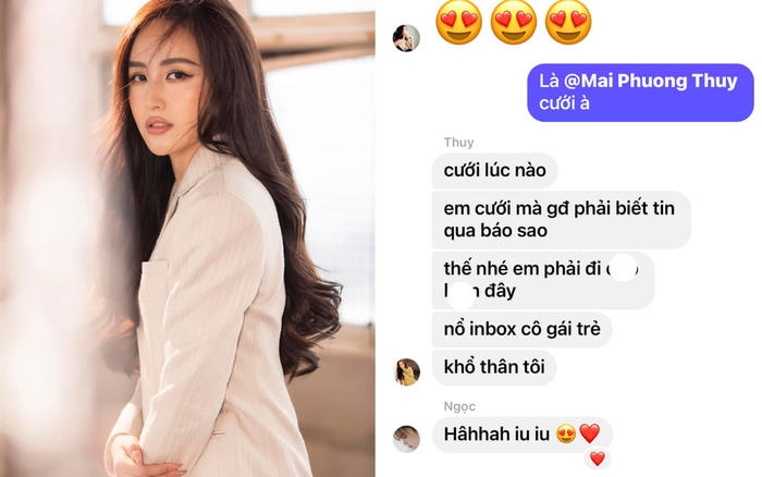 Mai Phương Thúy phản hồi thông tin sắp cưới chồng.