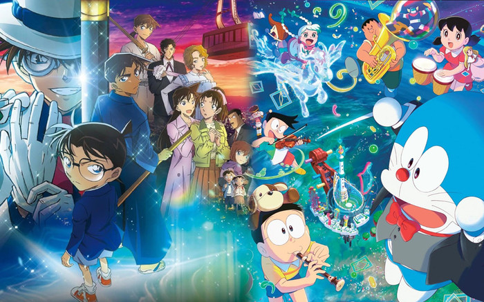 Conan Movie 27: Ngôi Sao 5 Cánh 1 Triệu Đô chính thức vượt mặt Doraemon Ảnh 2