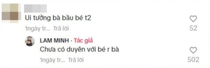 Lâm Minh lên tiếng về chuyện mang bầu.