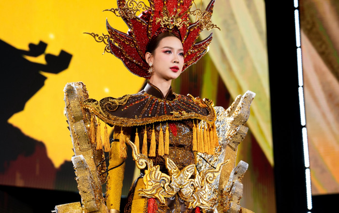 10 bộ trang phục dân tộc đẹp nhất của Miss Grand Vietnam 2024 Ảnh 2
