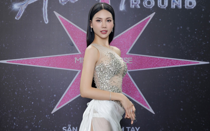 Bùi Quỳnh Hoa xuất hiện tại vòng sơ khảo Miss Universe Vietnam 2024. Ảnh: FBNV