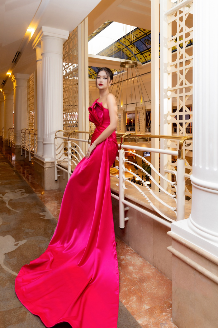 Có thể nhiều khán giả chưa biết, Thiên Ân từng cán mốc cân nặng là 75kg trước khi trở thành Hoa hậu. Cô giảm 15kg chỉ trong vòng 4 tháng để tự tin hơn khi đăng ký tranh tài ở cuộc thi Miss Grand Vietnam 2022.