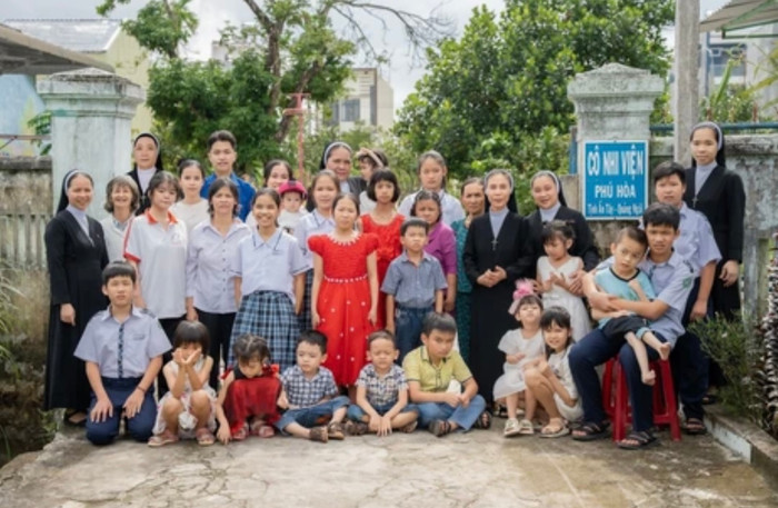 Cô Nhi viện Phú Hoà, nơi nuôi Lộc khôn lớn trong suốt 18 năm. 