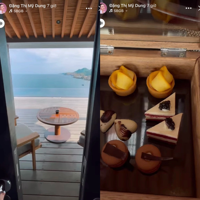 Vợ chồng Midu - Minh Đạt đến hưởng tuần trăng mật tại một địa điểm sang chảnh ở Ninh Thuận.