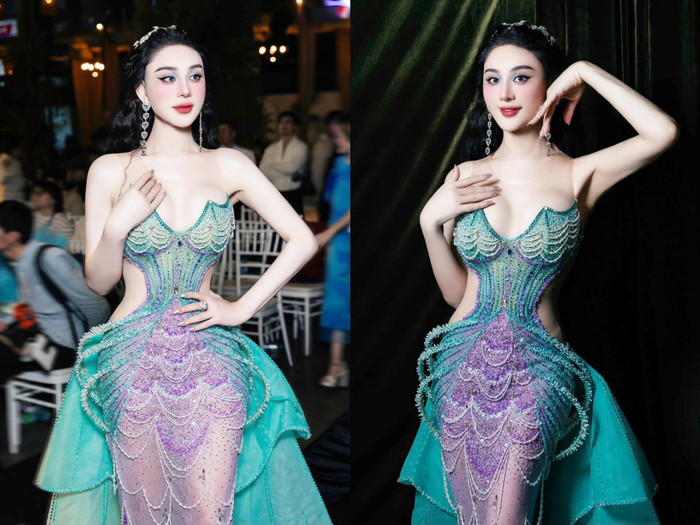 Lâm Khánh Chi khoe sắc vóc nóng bỏng, đẫy đà trong tạo hình nàng tiên cá.