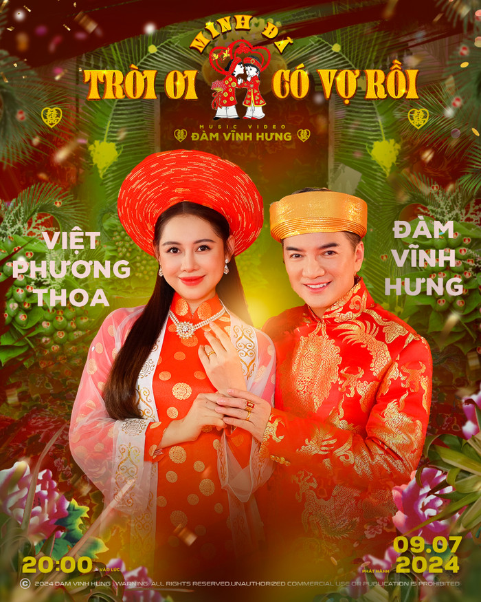 Đàm Vĩnh Hưng và vợ trẻ