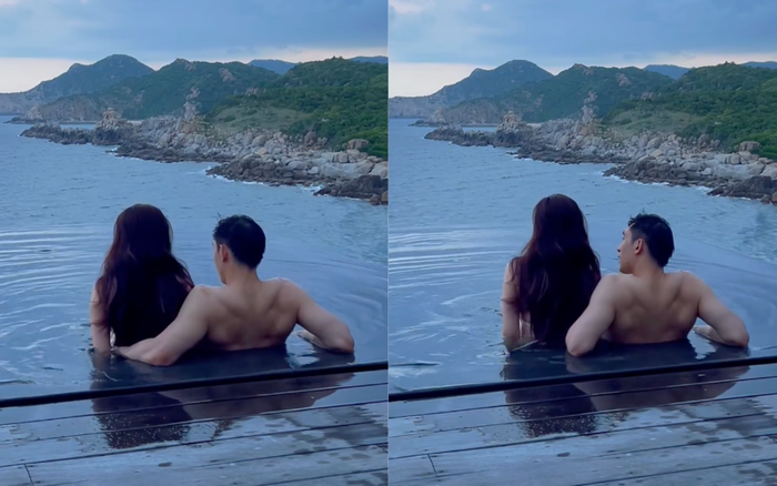 Phía sau vẻ ngoài thư sinh đó, chồng thiếu gia Midu gây trầm trồ với vóc dáng vạm vỡ, cơ bắp cuồn cuộn. Trong khoảnh khắc gần nhất được nữ diễn viên đăng tải, dù chỉ chụp ở phía sau, không khoe cận cảnh nhưng sắc vóc cực phẩm của thiếu gia Minh Đạt nhanh chóng trở thành tâm điểm chiếm trọn ánh nhìn từ người hâm mộ.