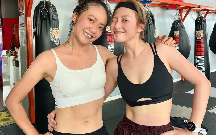 Khả Ngân gây sốt khi đọ sắc vóc với mỹ nhân màn ảnh một thời - diễn viên Hồng Ánh.