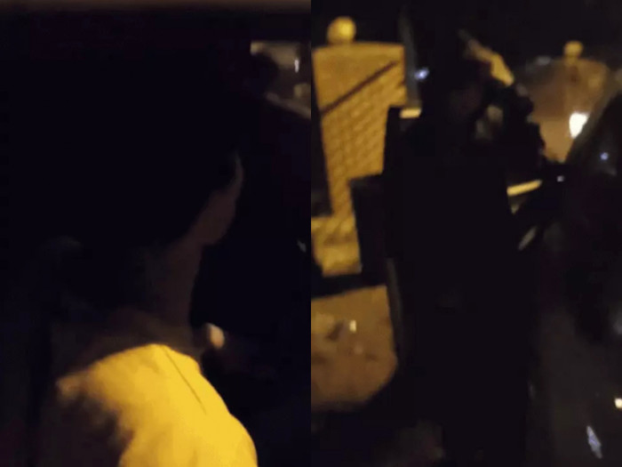 Người chồng và tiểu tam bị bắt hẹn hò chở nhân tình trên xe ô tô.