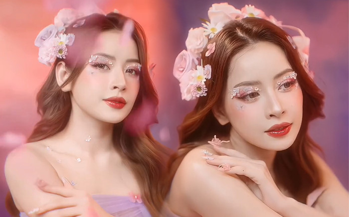 Chi Pu đu trend đang 'gây sốt', nhan sắc khiến người xem ngẩn ngơ? Ảnh 2