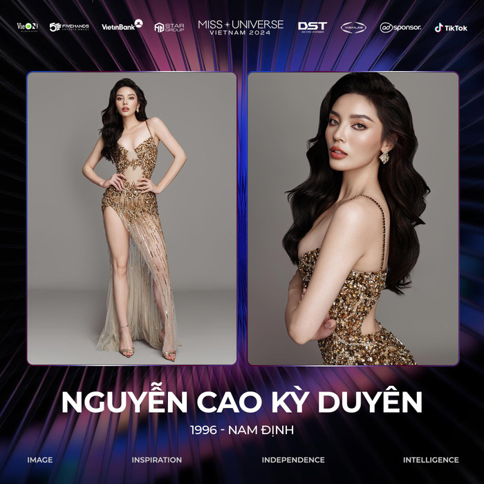 Hồ sơ của Hoa hậu Việt Nam 2014 Nguyễn Cao Kỳ Duyên do trang chủ Miss Universe Vietnam 2024 đăng tải.