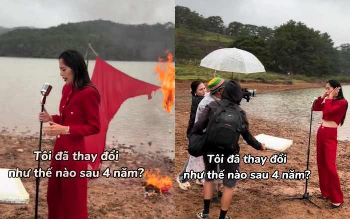 Nam Em đang dần trở lại với nghệ thuật. Ảnh chụp màn hình