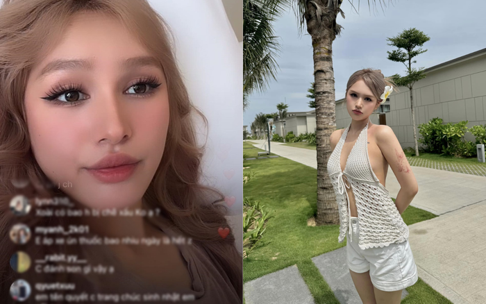 Xoài Non khá cởi mở khi tiếp nhận câu hỏi, thắc mắc từ khán giả về chuyện đời tư. Ảnh: Sưu tầm