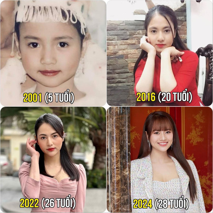 Nhan sắc diễn viên Việt Hoa qua các năm.