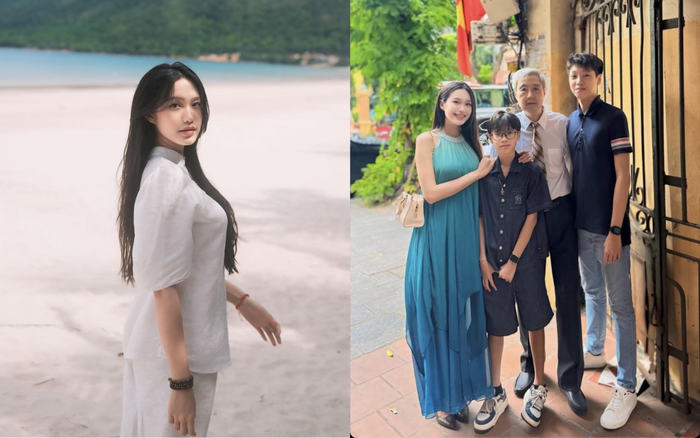 Hình ảnh mới nhất của Doãn Hải My bên cạnh ông ngoại. Ảnh: FBNV