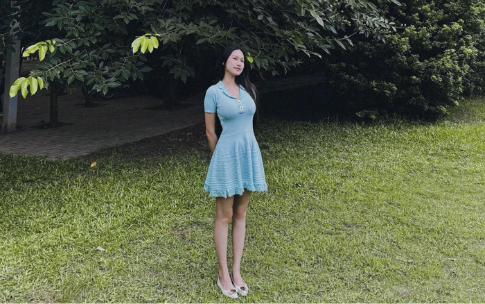 Doãn Hải My thoải mái đi chơi, ăn diện xinh đẹp sau khoảng hai tháng sinh con. Ảnh: Instagram _doanhaimy